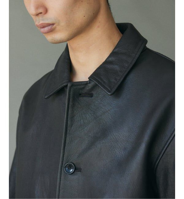 JOURNAL STANDARD「ゴートレザー ウォッシュド カーコート」|ライダースジャケット|