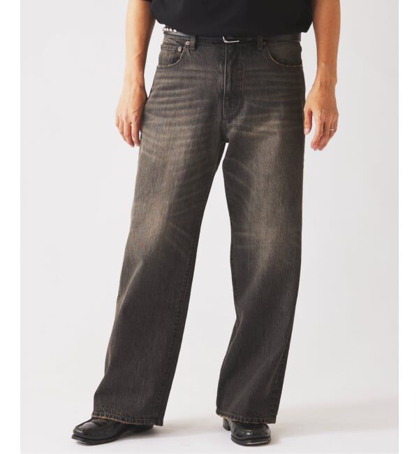 JOURNAL STANDARD relume「スモーキーデニム 11oz ワイドパンツ」|デニム|