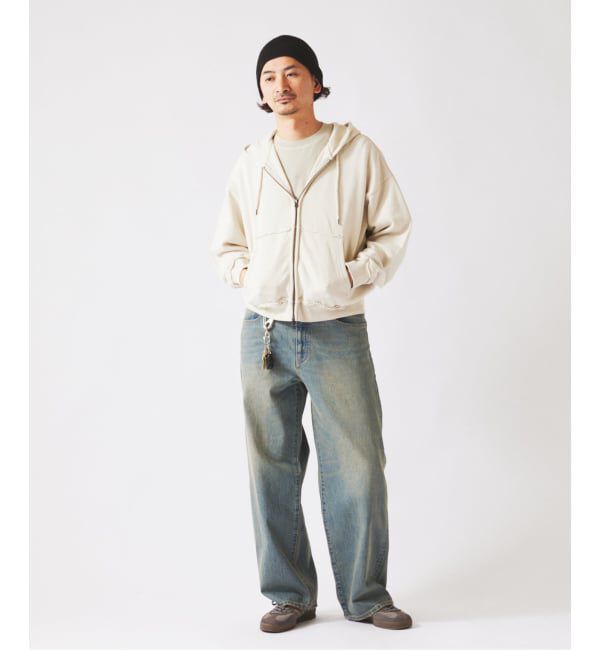 JOURNAL STANDARD relume「スモーキーデニム 11oz ワイドパンツ」|デニム|
