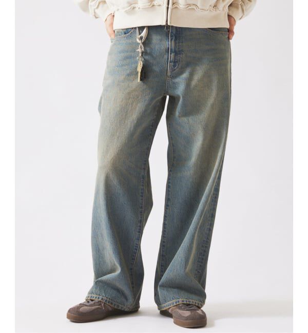 JOURNAL STANDARD relume「スモーキーデニム 11oz ワイドパンツ」|デニム|