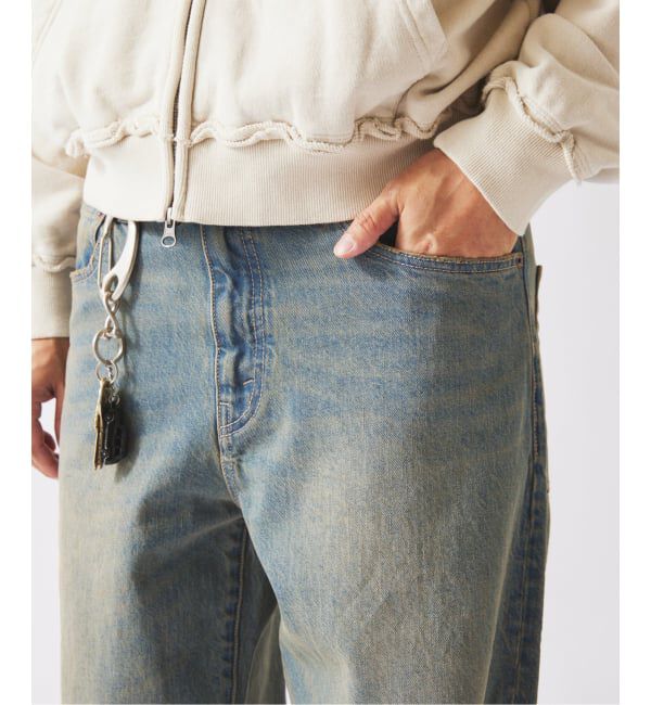 JOURNAL STANDARD relume「スモーキーデニム 11oz ワイドパンツ」|デニム|