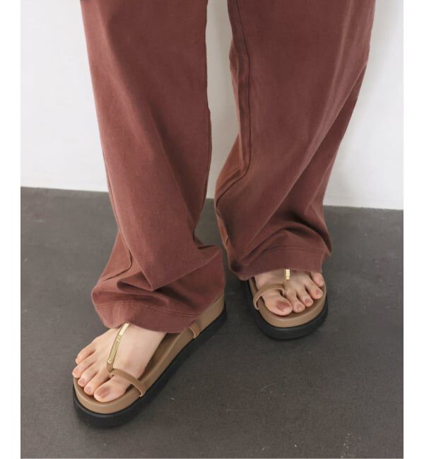 JOURNAL STANDARD relume「《予約》RELUME  プレートサンダル」|サンダル|ベージュ