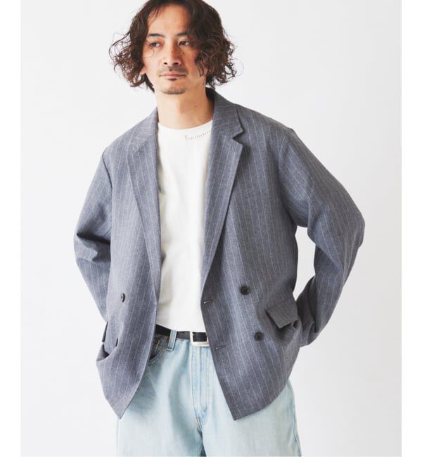 JOURNAL STANDARD relume「メランジ ドライダブルブレスト ジャケット」|テーラードジャケット|
