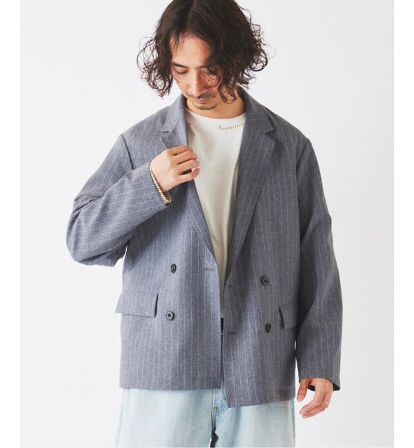 JOURNAL STANDARD relume「メランジ ドライダブルブレスト ジャケット」|テーラードジャケット|