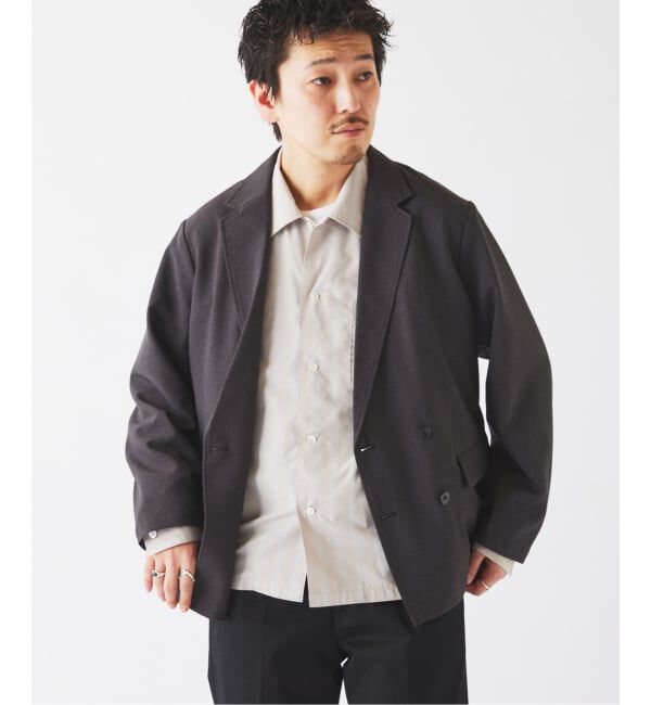 JOURNAL STANDARD relume「メランジ ドライダブルブレスト ジャケット」|テーラードジャケット|