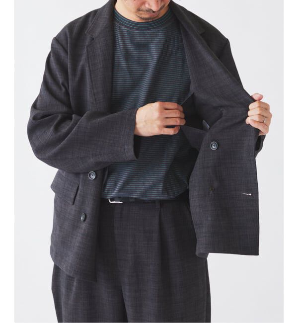 JOURNAL STANDARD relume「テックキャンバス  ダブルプレスト ジャケット(セットアップ対応可能)」|テーラードジャケット|