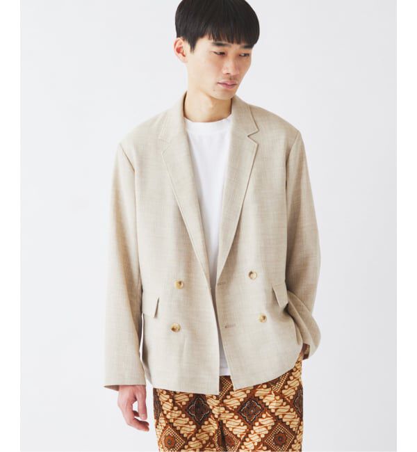 JOURNAL STANDARD relume「テックキャンバス  ダブルプレスト ジャケット(セットアップ対応可能)」|テーラードジャケット|