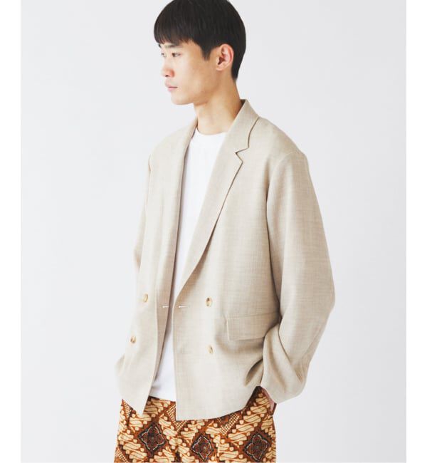 JOURNAL STANDARD relume「テックキャンバス  ダブルプレスト ジャケット(セットアップ対応可能)」|テーラードジャケット|