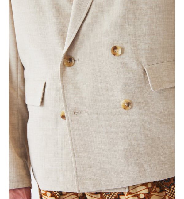 JOURNAL STANDARD relume「テックキャンバス  ダブルプレスト ジャケット(セットアップ対応可能)」|テーラードジャケット|