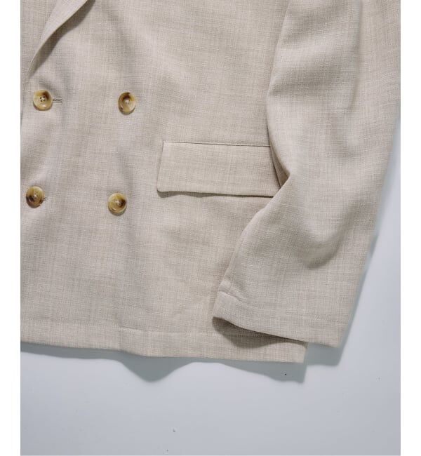 JOURNAL STANDARD relume「テックキャンバス  ダブルプレスト ジャケット(セットアップ対応可能)」|テーラードジャケット|