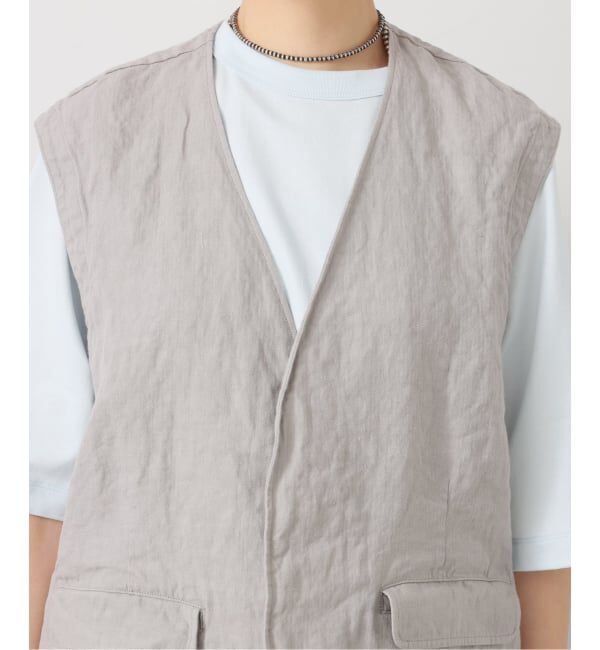 journal standard luxe「《予約》リネンヘリンボン ベスト」|ダウンベスト・ベスト|