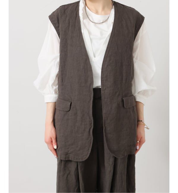 journal standard luxe「《予約》リネンヘリンボン ベスト」|ダウンベスト・ベスト|