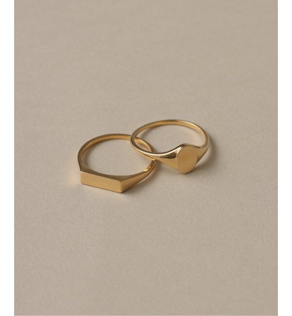 Lilas by Spick&Span「インダイオーバルリング K18」|リング|