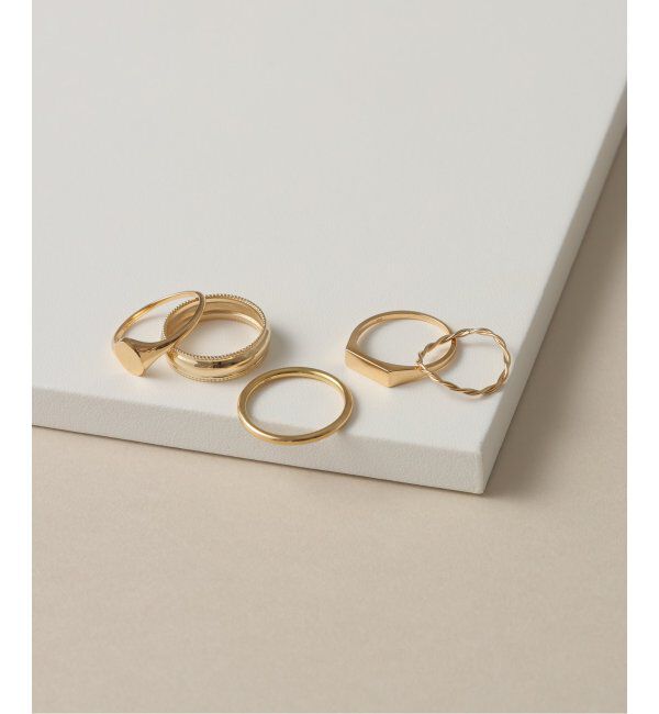 Lilas by Spick&Span「インダイオーバルリング K18」|リング|