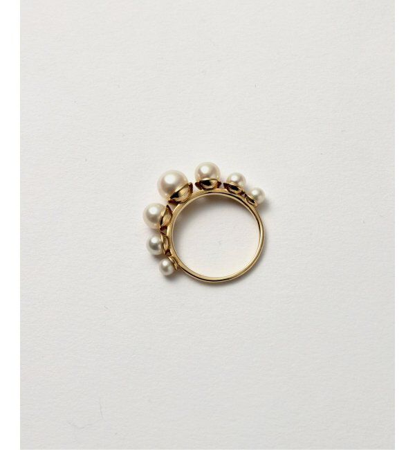 Lilas by Spick&Span「グラデーションパールリング K10」|リング|