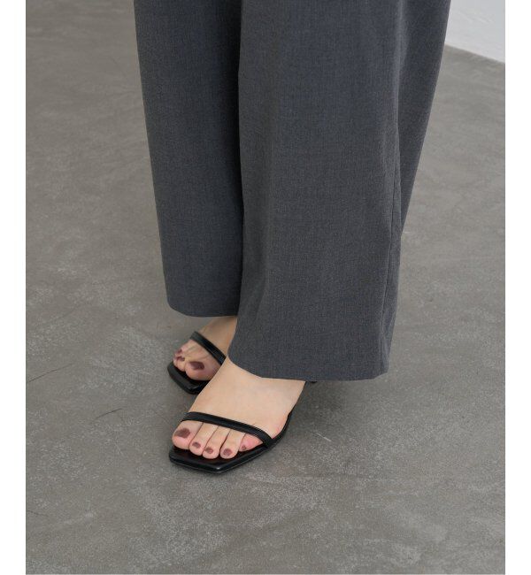 U by SPICK&SPAN「KOMOREBI MUSEUM/コモレビミュージアム アンクルストラップサンダル」|サンダル|