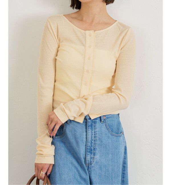 U by SPICK&SPAN「コットンテレココンパクトカーデ」|カーディガン|