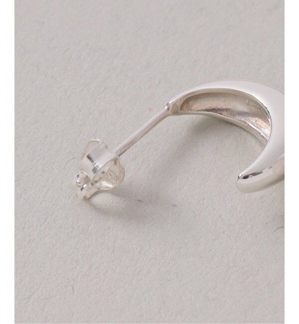 Spick and Span「《WEB限定》【SAMH by LILAS】ケシパールフープピアス SV(両耳)」|ピアス|