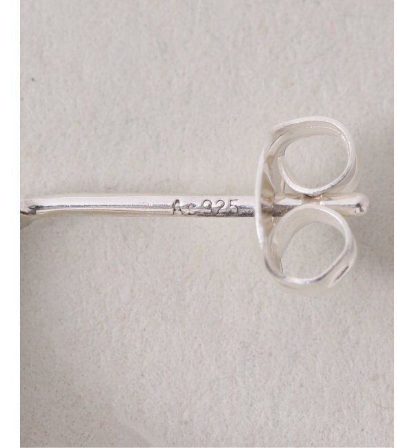 Spick and Span「《WEB限定》【SAMH by LILAS】ケシパールフープピアス SV(両耳)」|ピアス|