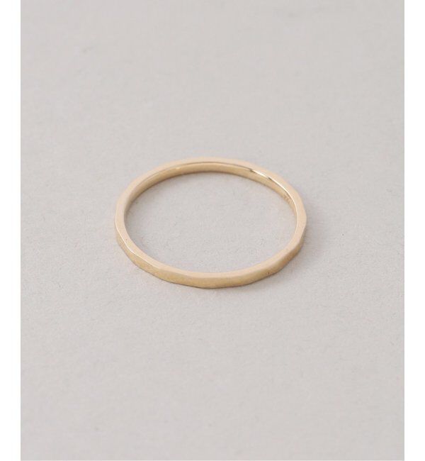 Lilas by Spick&Span「スロープラインピンキーリング K10」|リング|