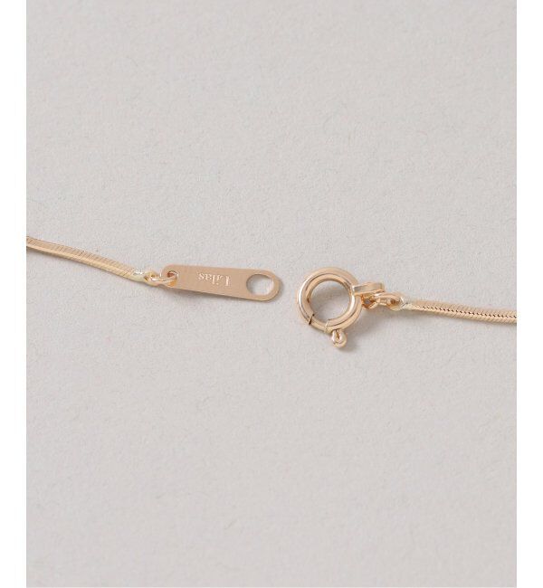 Lilas by Spick&Span「スタッドチェーンネックレス K18」|ネックレス|