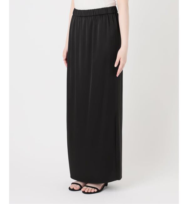 Spick and Span「《追加》サテンイージースカート」|スカート|