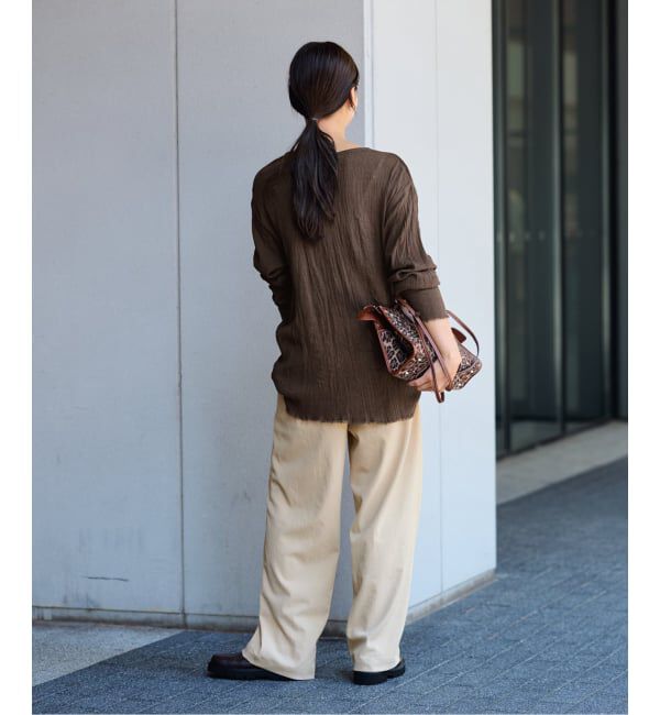 FRAMeWORK「≪追加≫ 手洗い可 / ポリエステルツイルリラックスパンツ 3」|その他|