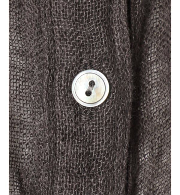 FRAMeWORK「≪追加≫LINENクレープヘンリーネックブラウス 3」|シャツ・ブラウス|