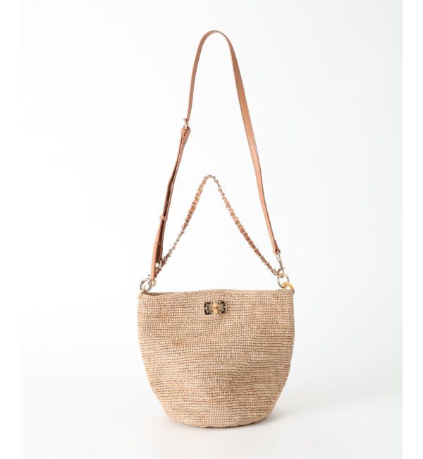 FRAMeWORK「≪予約≫A POINT/アポワン 別注FENO チェーンbasketshoulder」|かごバッグ|