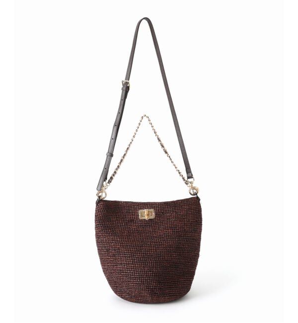 FRAMeWORK「≪予約≫A POINT/アポワン 別注FENO チェーンbasketshoulder」|かごバッグ|