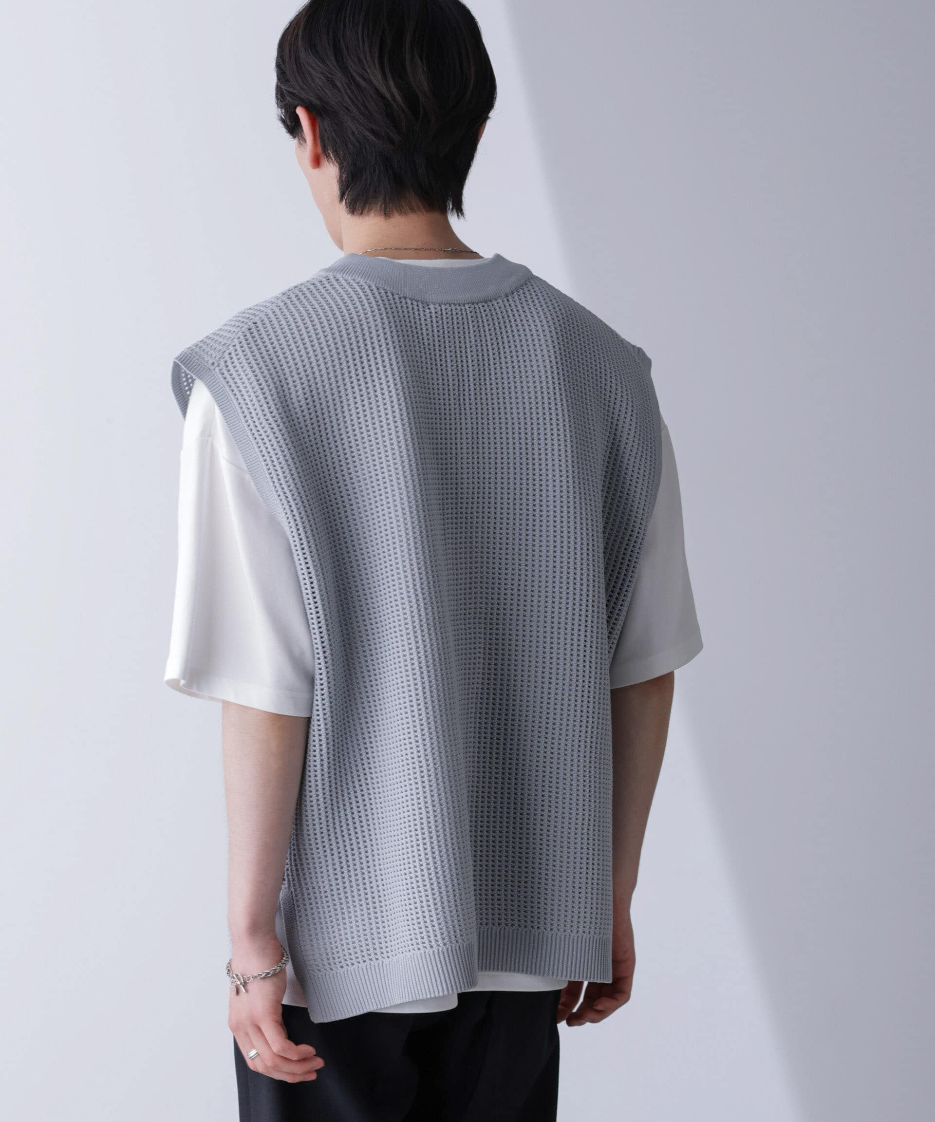 nano･universe「ルーズシルエット ニットベスト」|ニット・セーター|