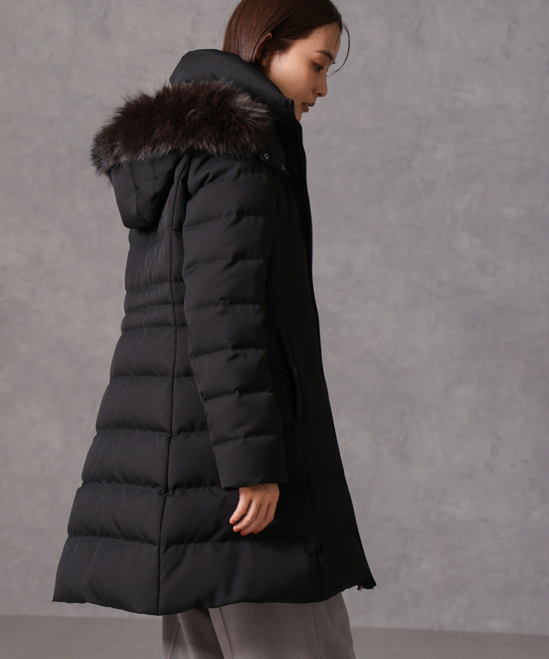 nano･universe「「西川ダウン(R)」サージロングダウン」|ダウン|