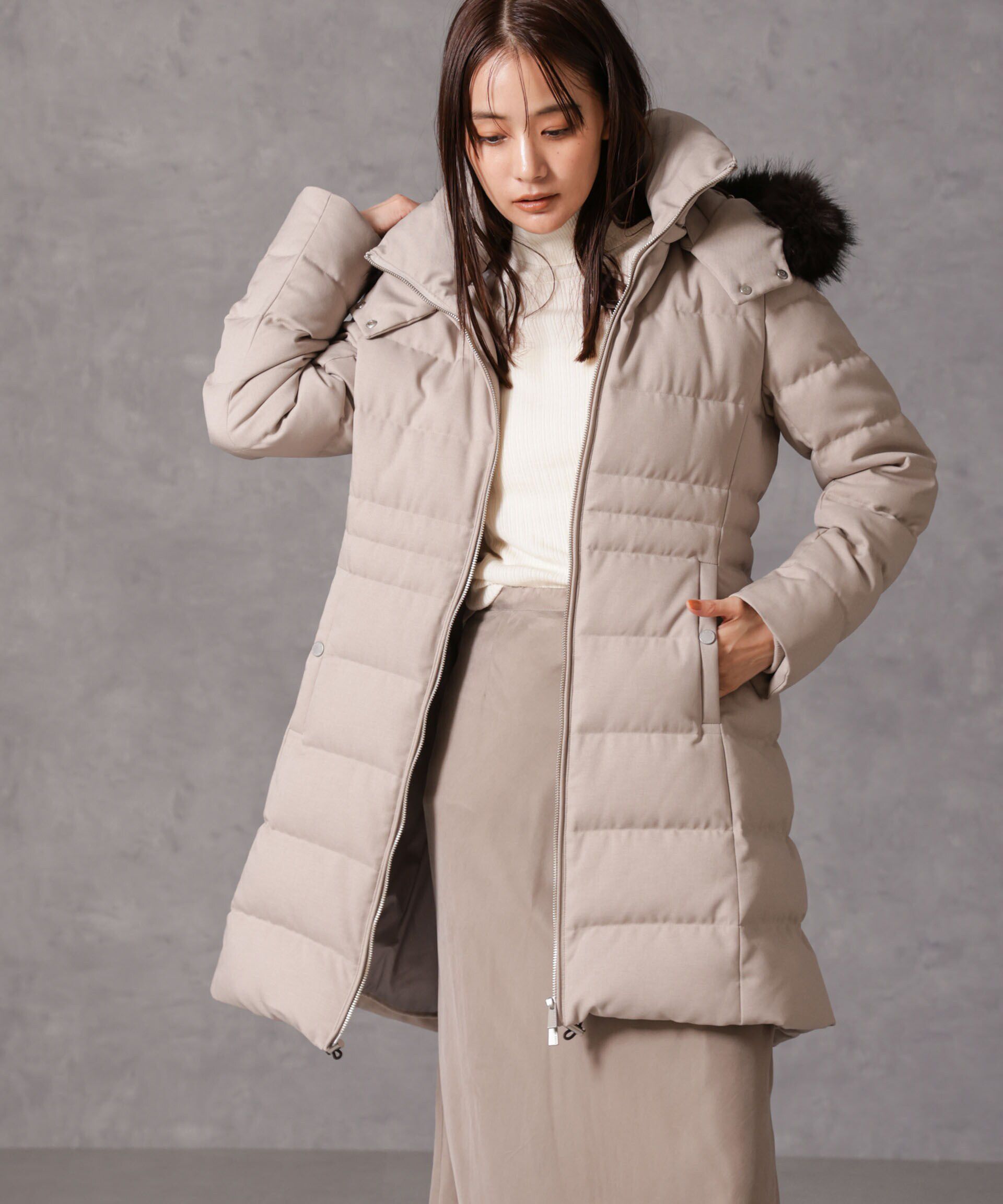 nano･universe「「西川ダウン(R)」サージロングダウン」|ダウン|