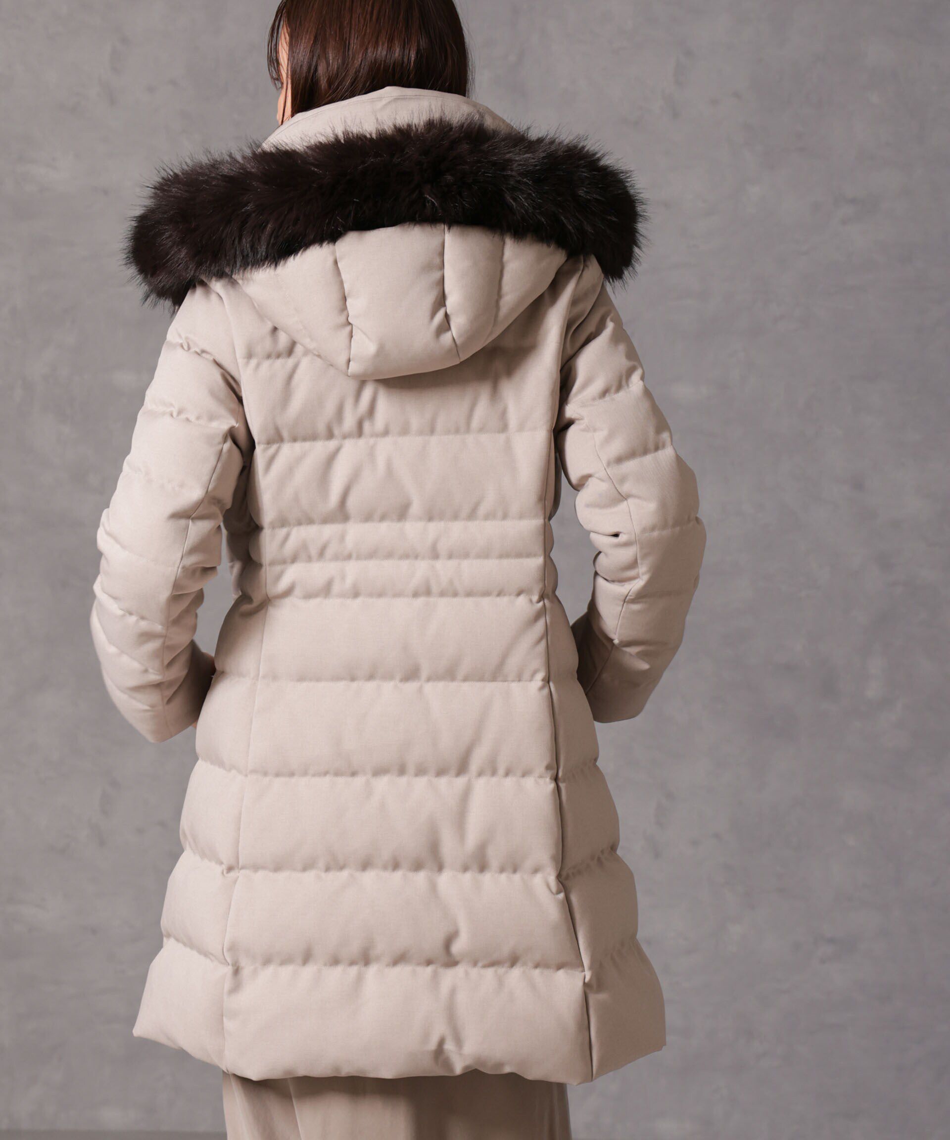 nano･universe「「西川ダウン(R)」サージロングダウン」|ダウン|