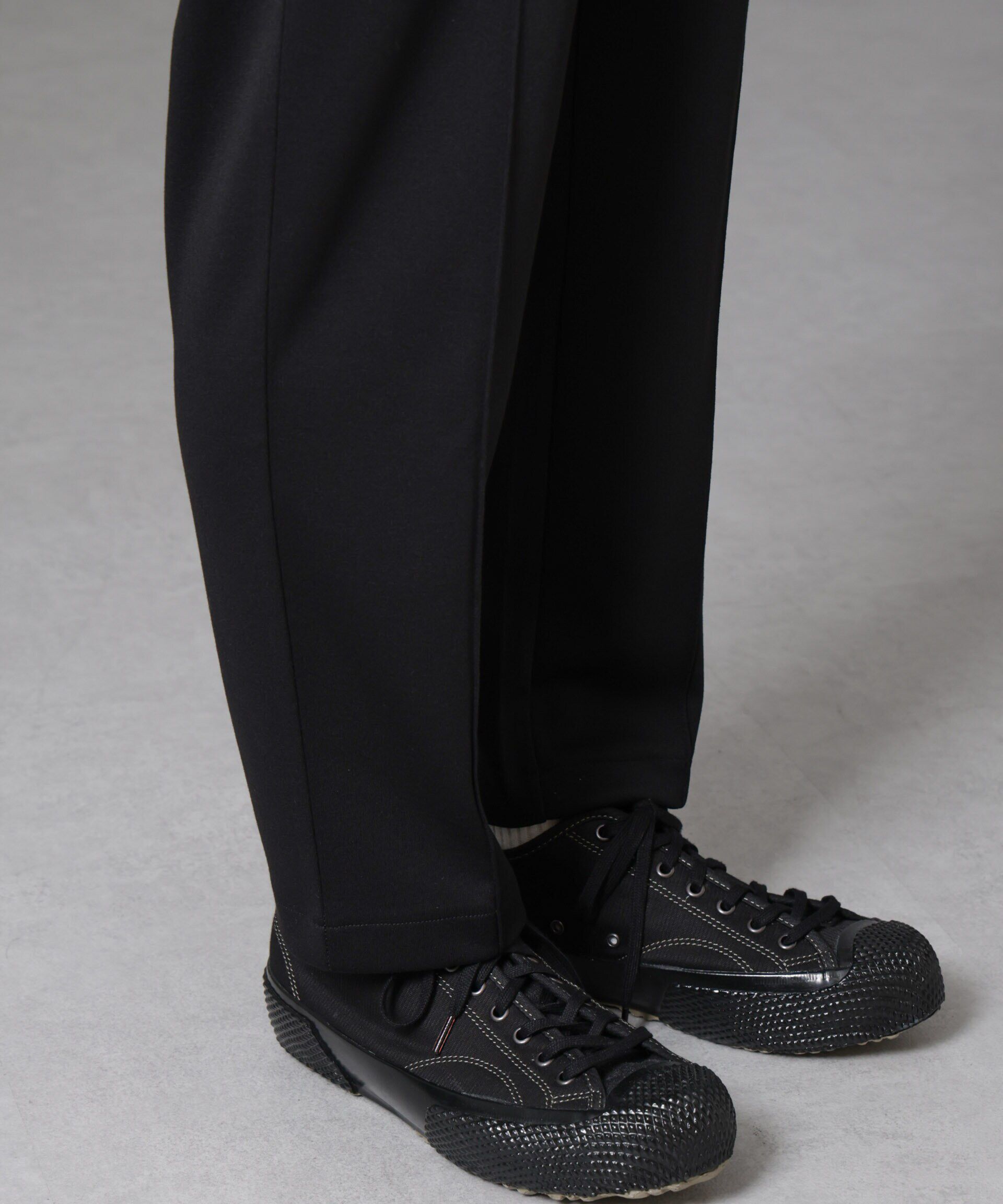 nano･universe「ダブルジャージーテーパードパンツ」|チノ|