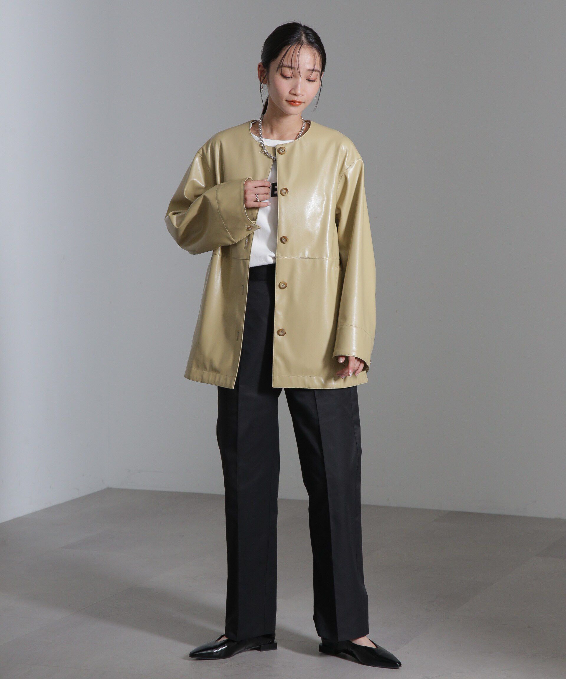 nano･universe「レディチノパンツ」|チノ|