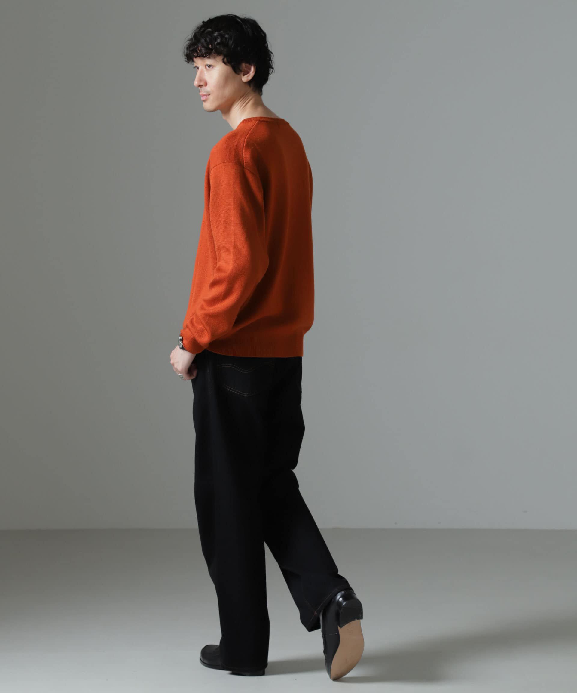 nano･universe「タスマニアミックス ミラノリブリラックスＶネックニット」|ニット・セーター|