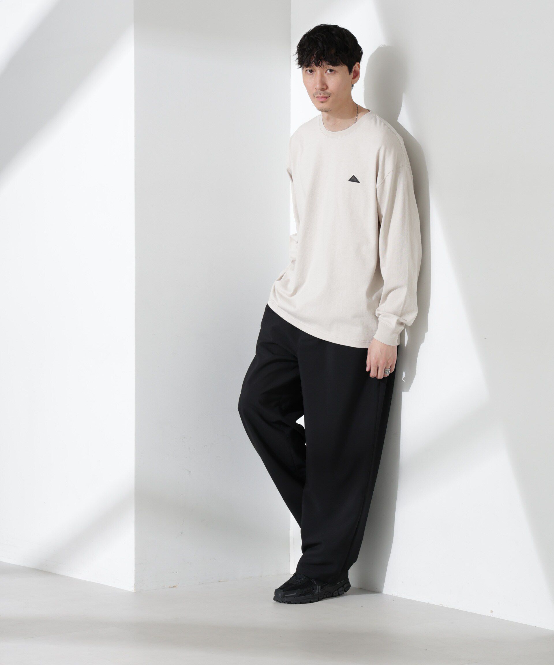 nano･universe「「KELTY&times;NANO universe」USAコットン天竺Tシャツ長袖」|Tシャツ・カットソー|