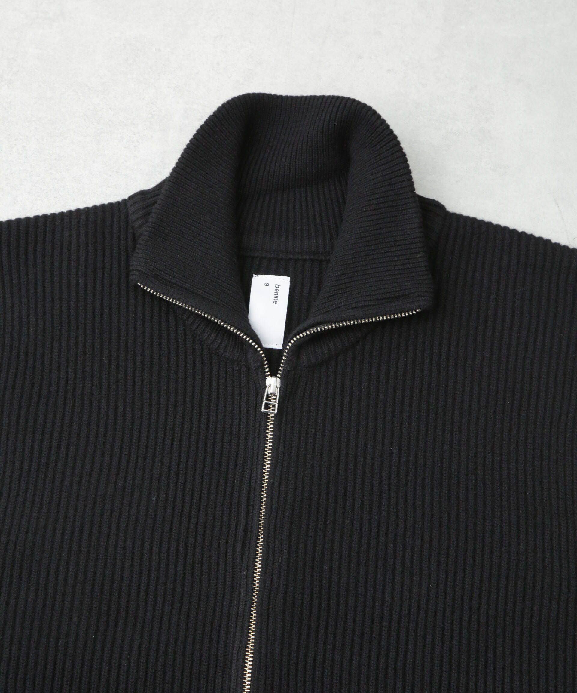 nano･universe「benine 9/エクストラファインメリノ ドライバーズニットベスト」|ニット・セーター|