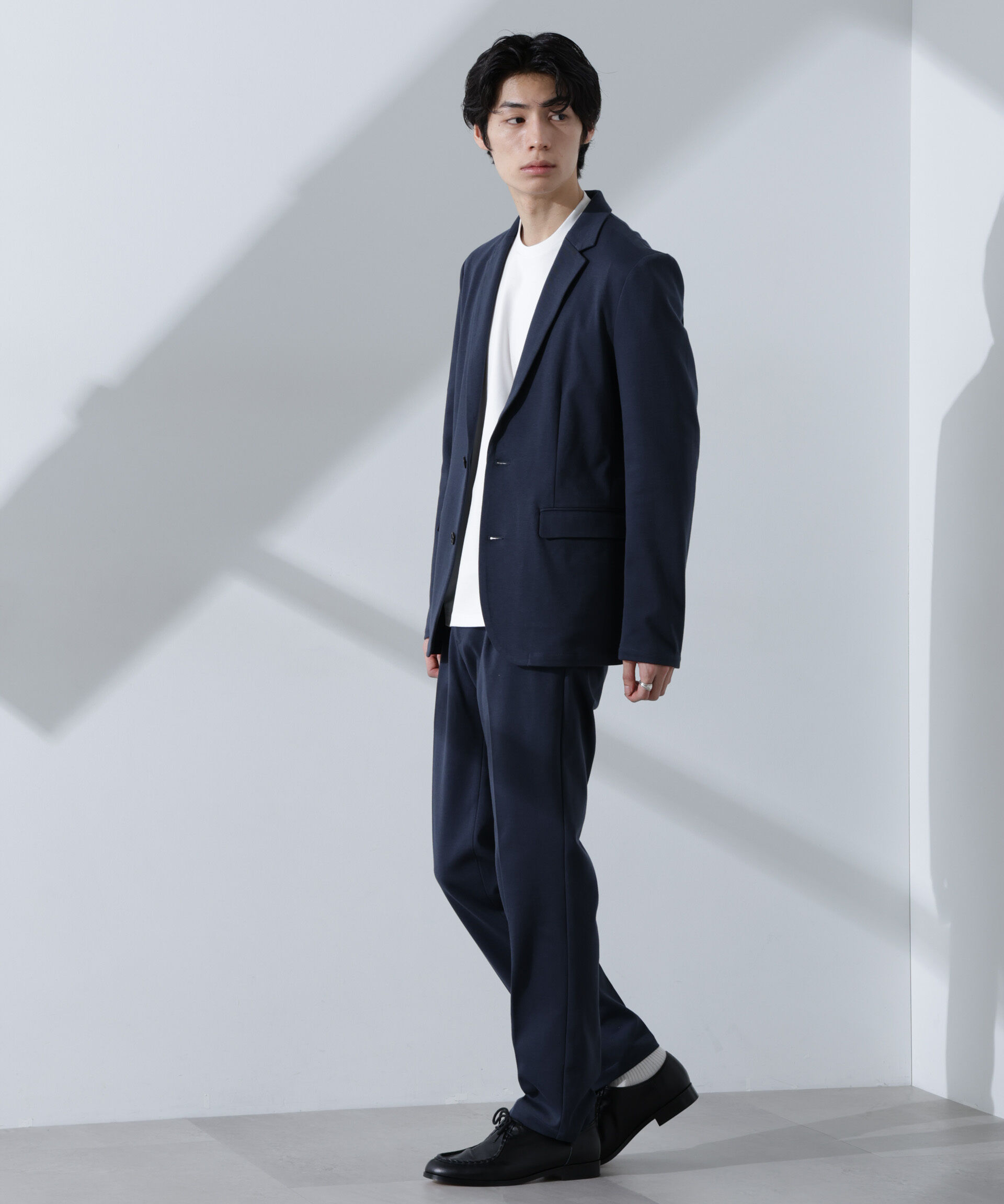 nano･universe「ストレッチカノコジャケット(セットアップ可)」|テーラードジャケット|