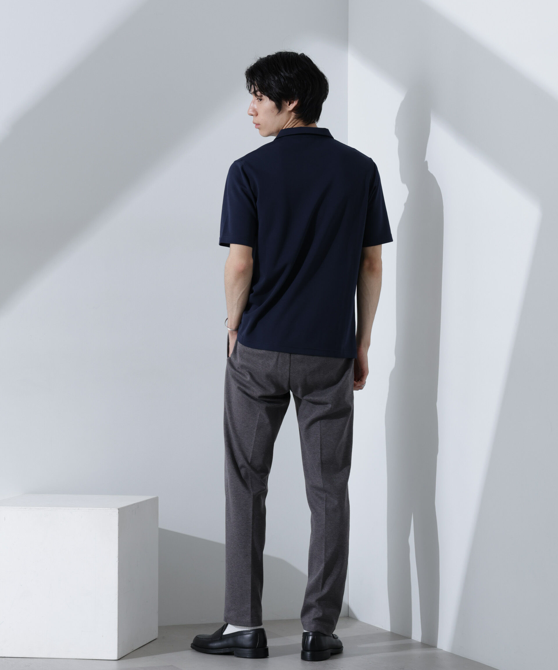 nano･universe「ストレッチカノコスラックス(セットアップ可)」|チノ|