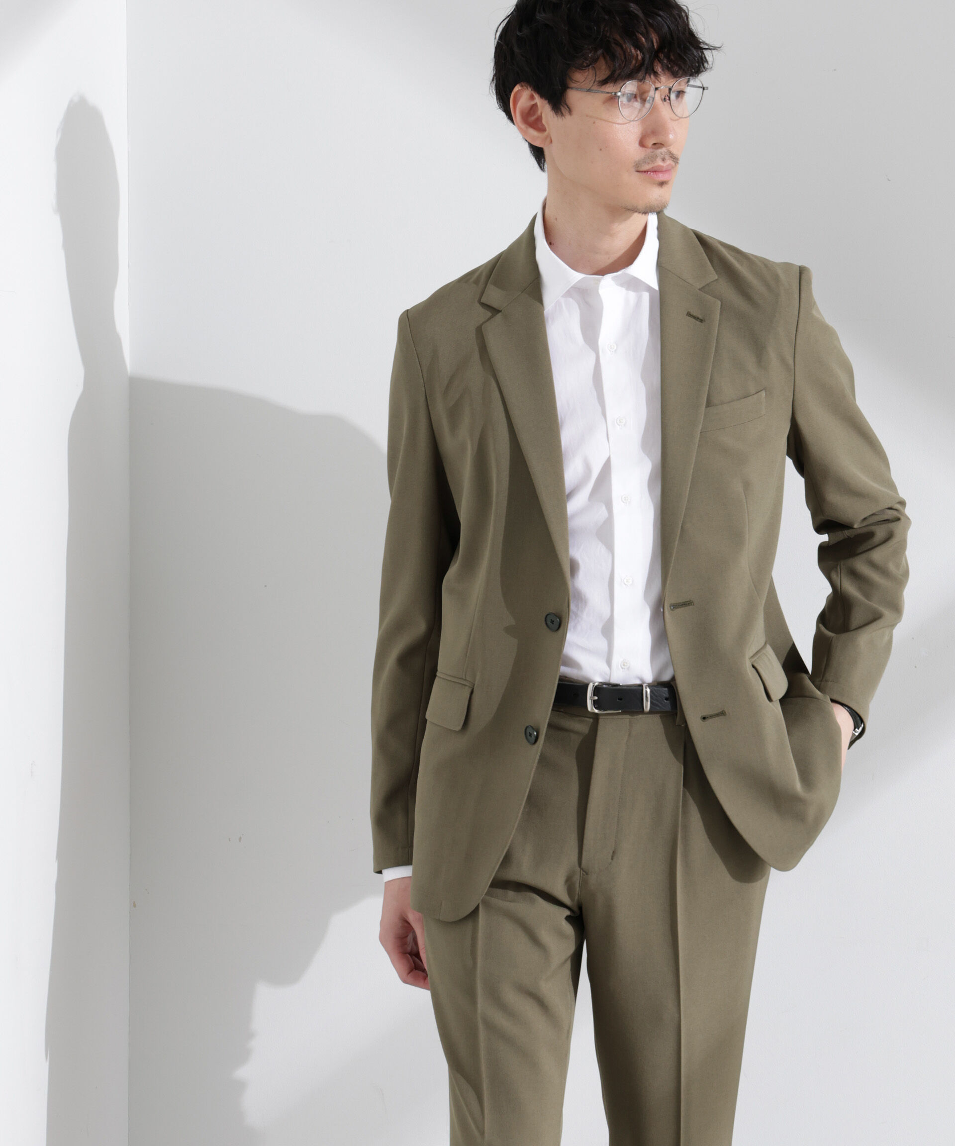 nano･universe「「Damerino」メランジドライツイル4WAYストレッチセットアップ」|スーツ|