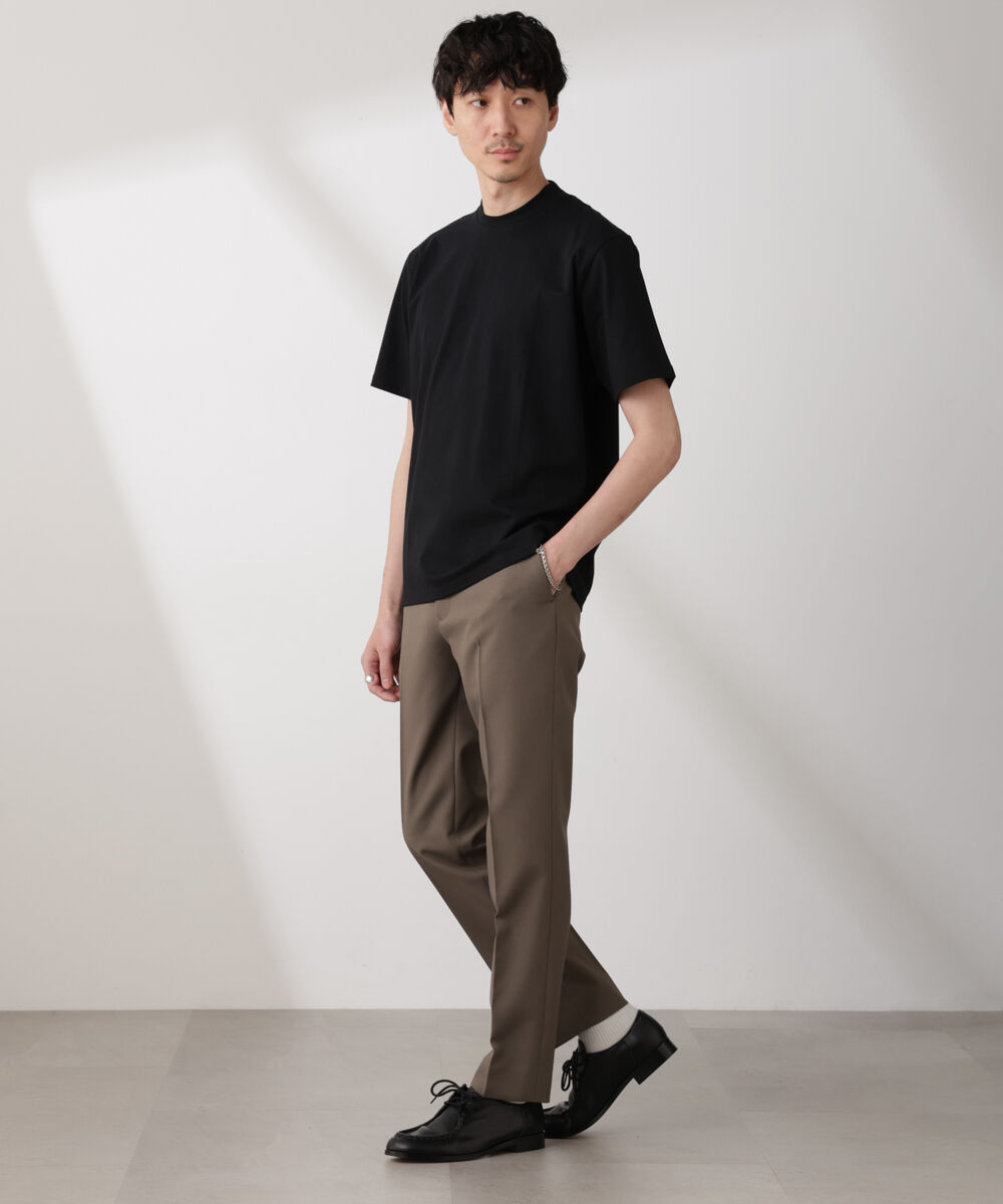 nano･universe「ジャケT(R) クルーネック 半袖」|Tシャツ・カットソー|