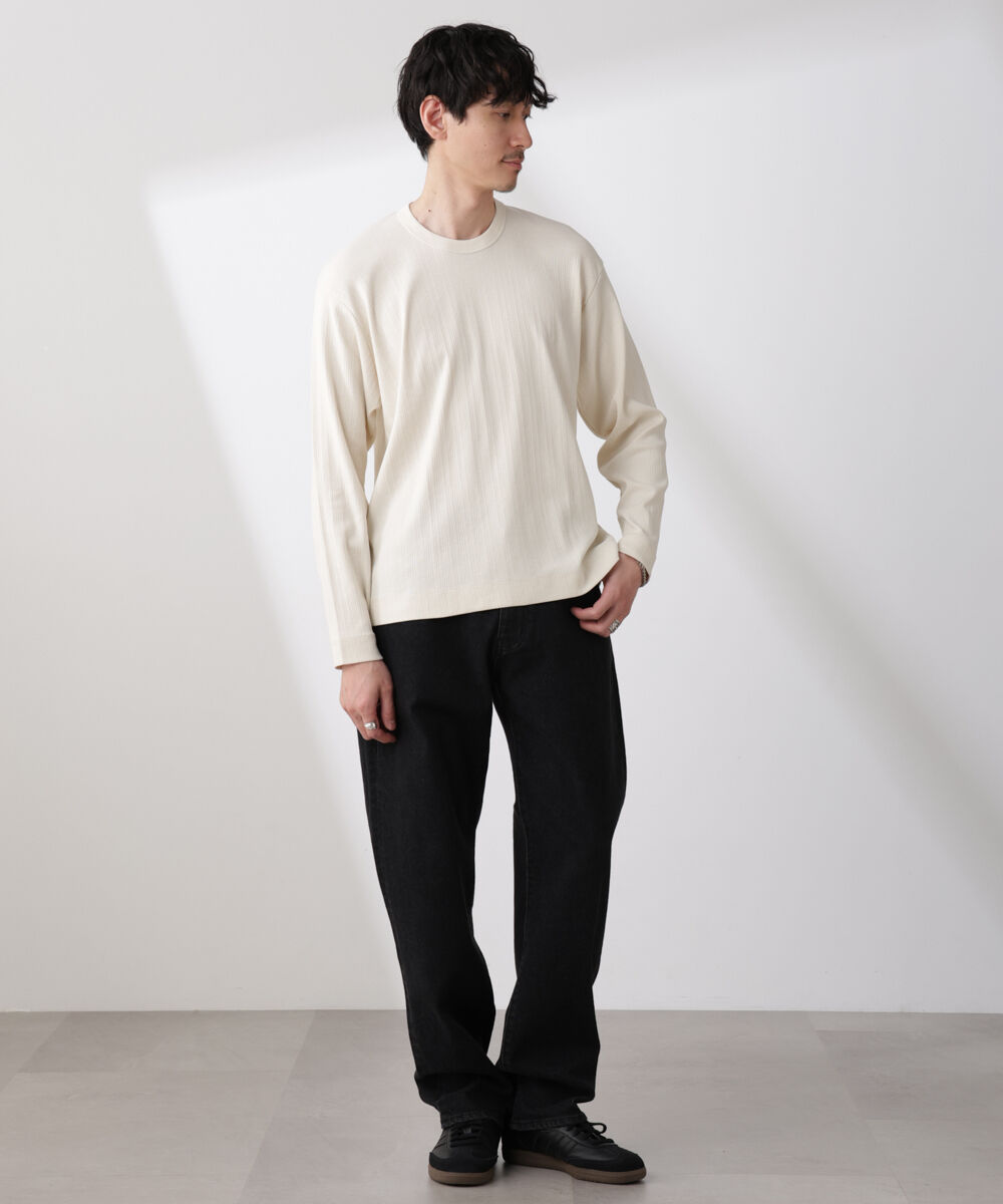 nano･universe「ランダムフライスロングスリーブTシャツ 長袖」|Tシャツ・カットソー|