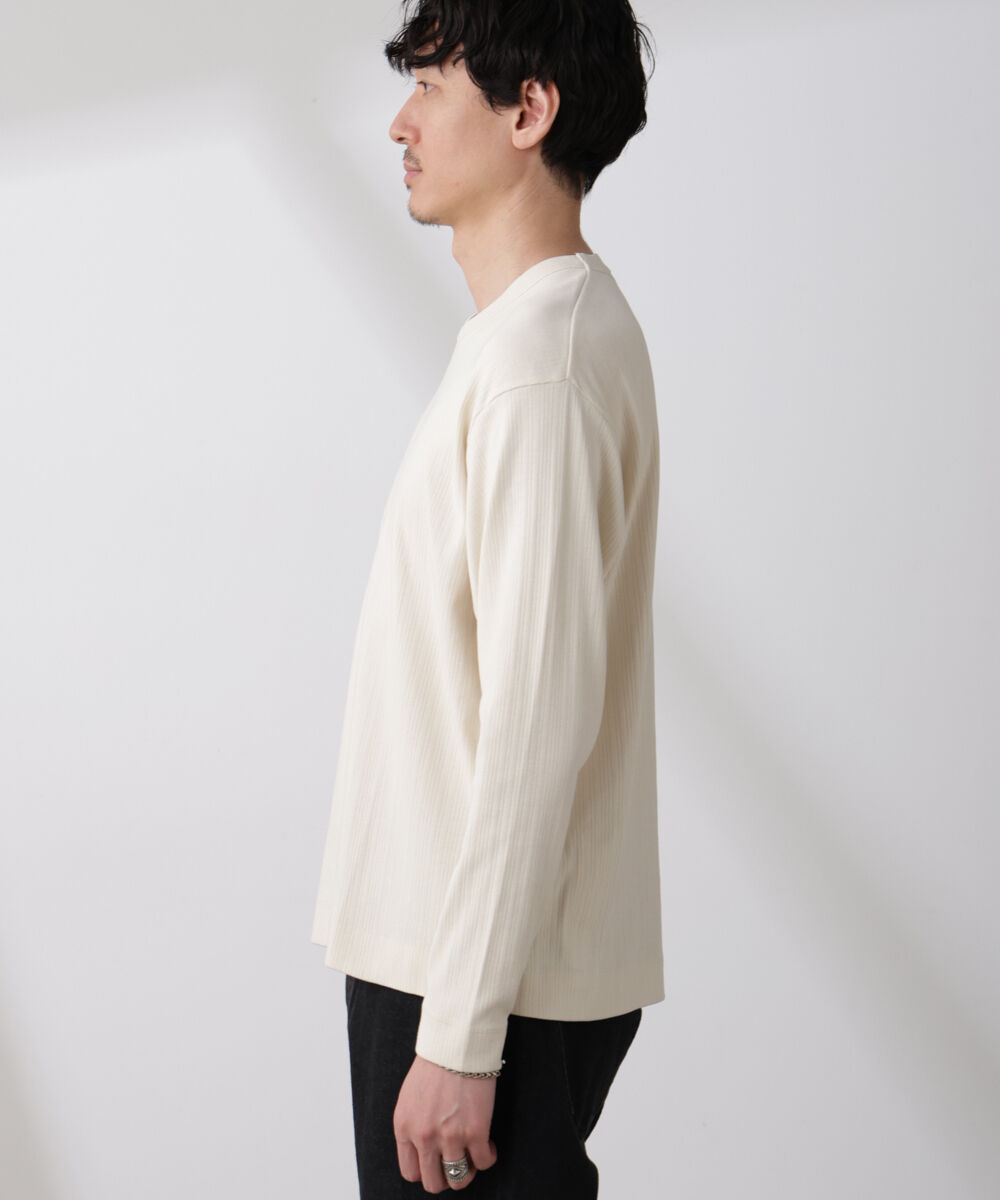 nano･universe「ランダムフライスロングスリーブTシャツ 長袖」|Tシャツ・カットソー|