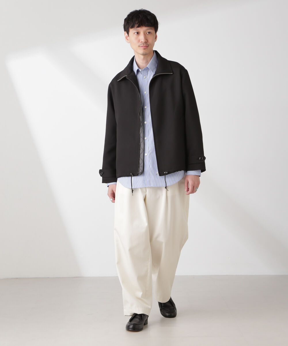 nano･universe「トリプルクロス バルーンブルゾン(セットアップ可)」|ブルゾン・スタジャン|