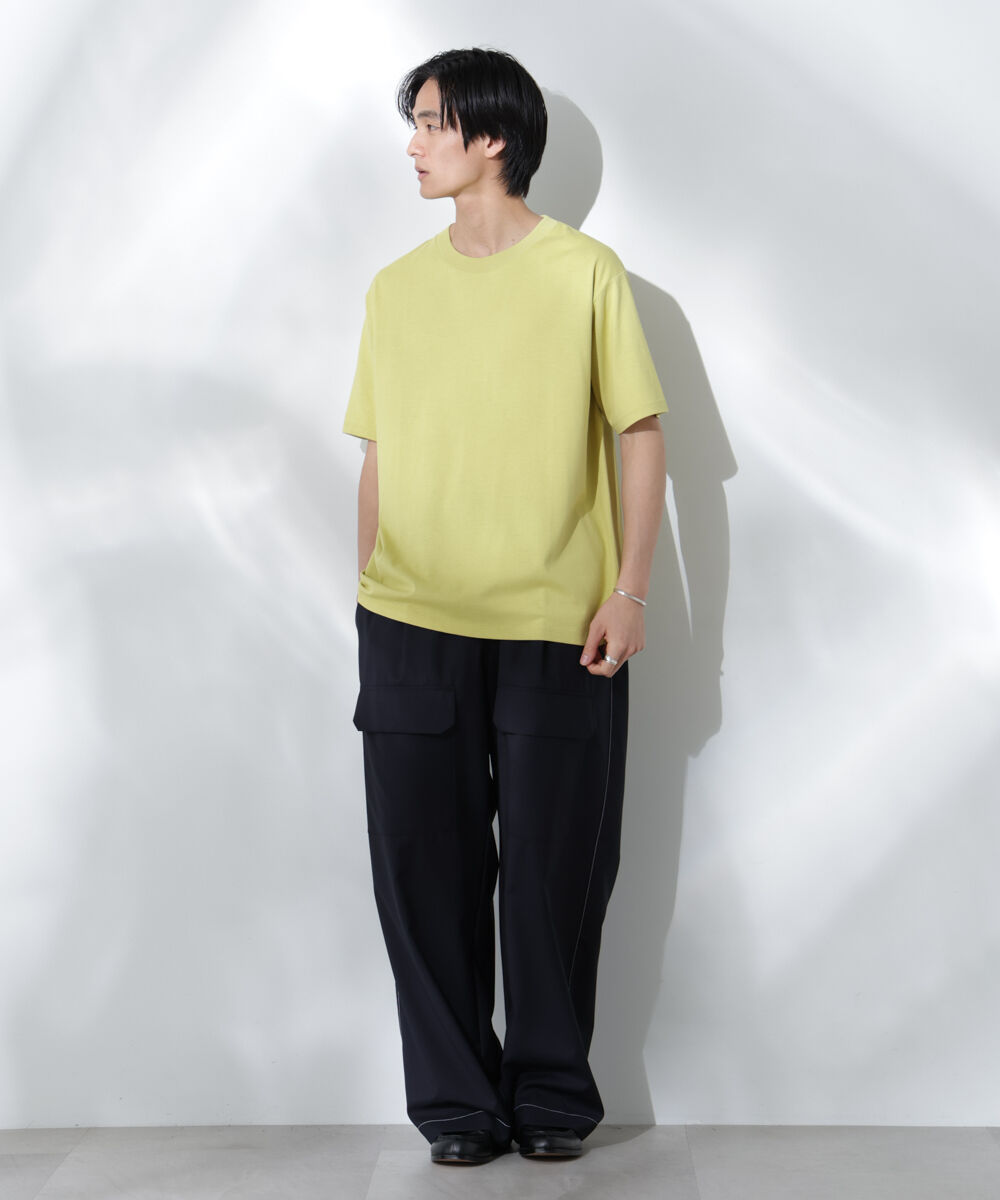 nano･universe「Anti Soaked(R)汗染み防止 De Light ミドルシルエットTシャツ」|Tシャツ・カットソー|