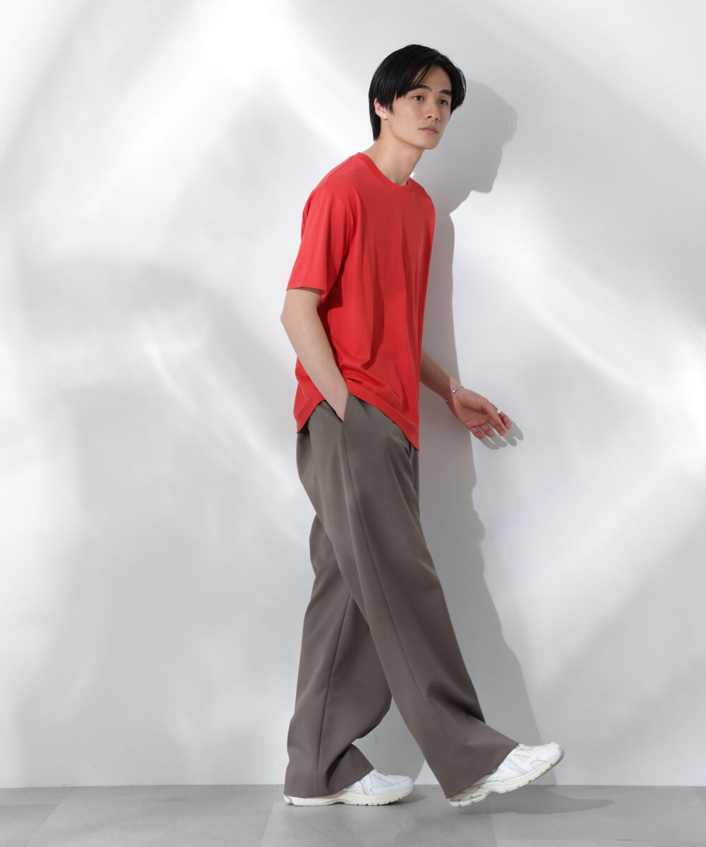 nano･universe「Anti Soaked(R)汗染み防止 De Light ミドルシルエットTシャツ」|Tシャツ・カットソー|