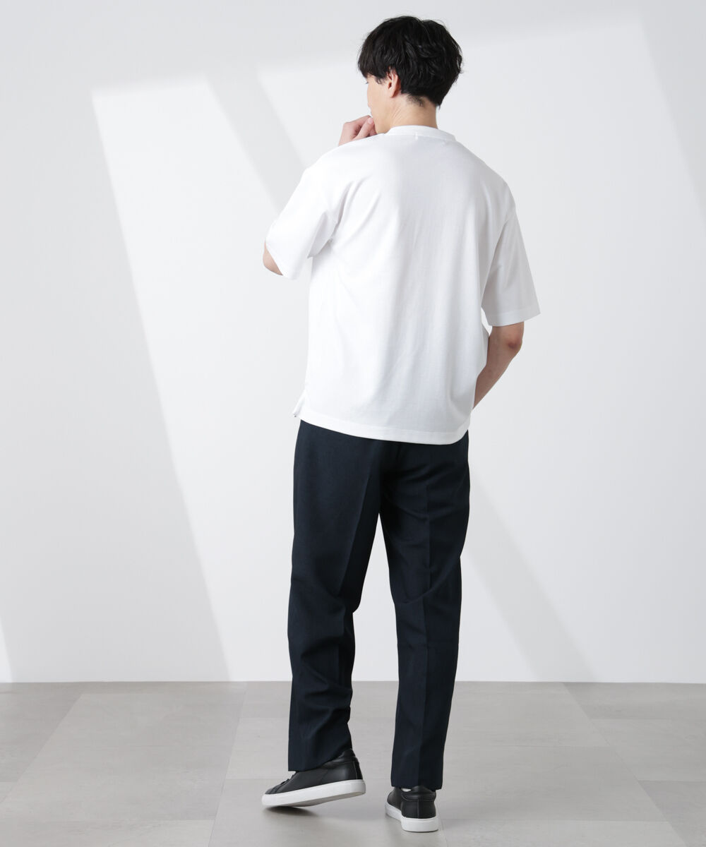 nano･universe「リンクスジャガードコンビTシャツ」|Tシャツ・カットソー|