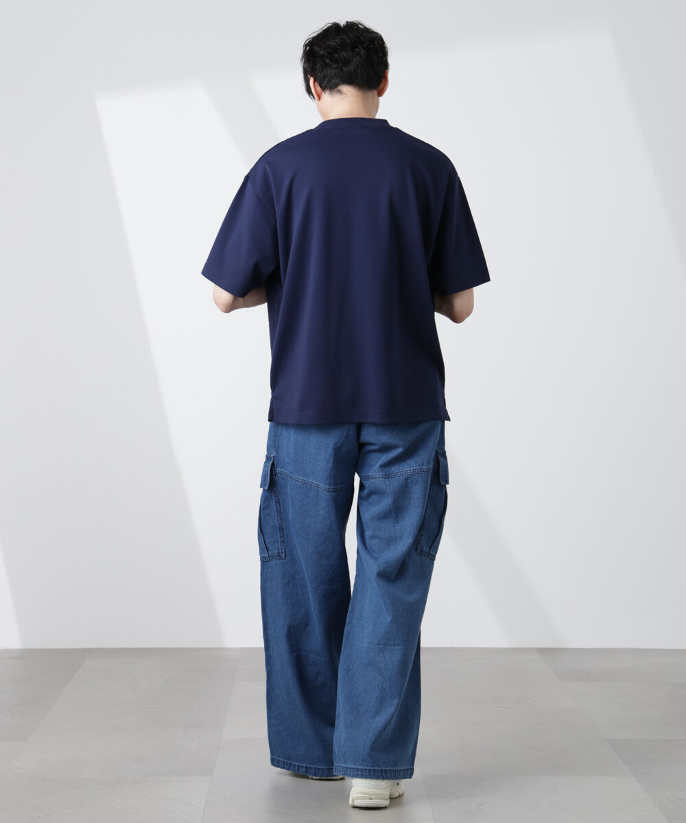 nano･universe「リンクスジャガードコンビTシャツ」|Tシャツ・カットソー|